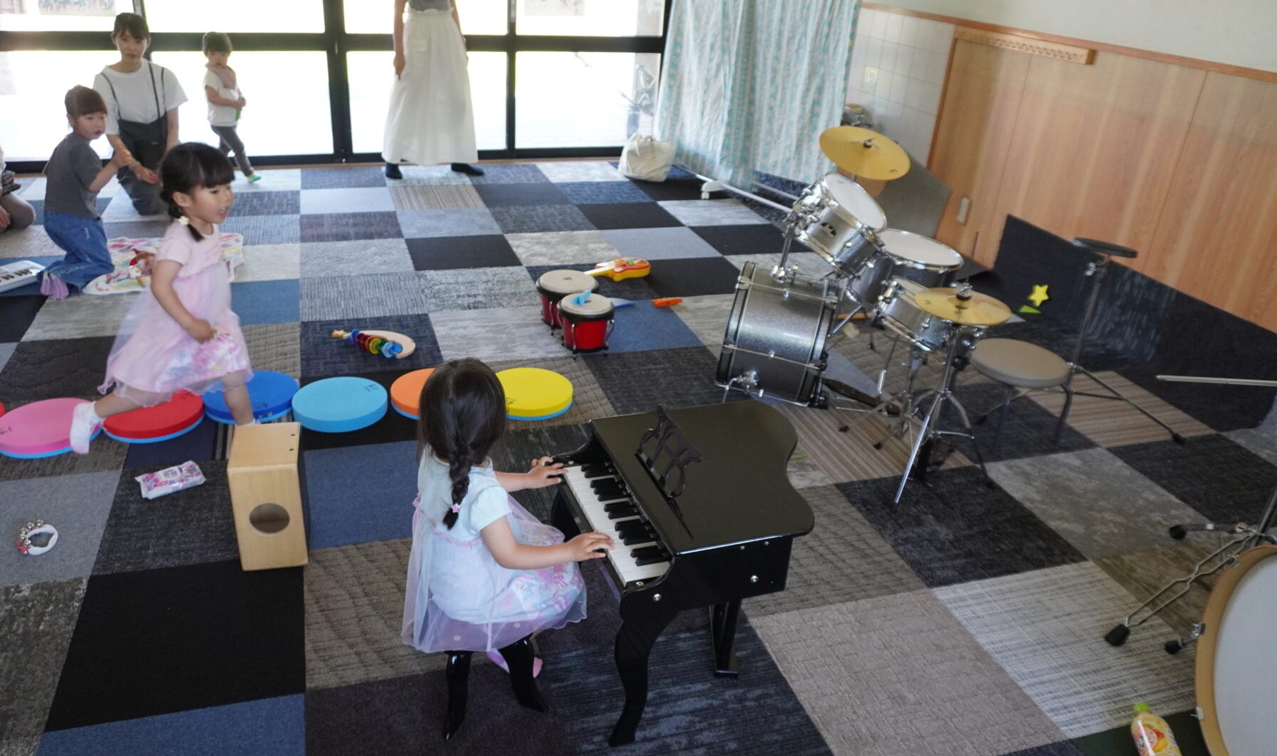 ニューヨージ☆ジャズオーケストラの楽器体験